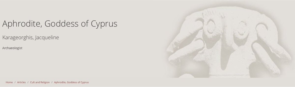 Happy Woman's Day with a paper on Cypriote Aphrodite by J. Karageorghis on <a href="/KypriosChar/">Kyprios Character</a> kyprioscharacter.eie.gr/en/t/AH