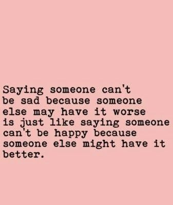 I'm so tired of hearing that. I get it, but we all cope differently. #depression #anxiety #keepfighting