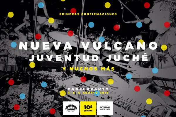 malagadecultura's tweet photo. @CanelaParty: @nuevavulcano y @JuventudJuche se unen a los confirmados @atenciontsunami y @mondoairbag. ¡Cartelazo! https://t.co/YTBaviDFdT