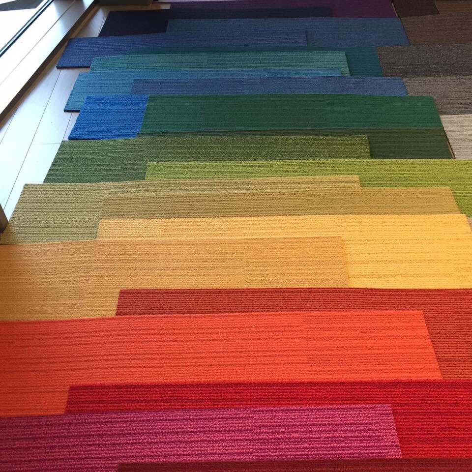 lori_bailey's tweet image. Get colorful with #skinnyplanks from #interfacecarpet