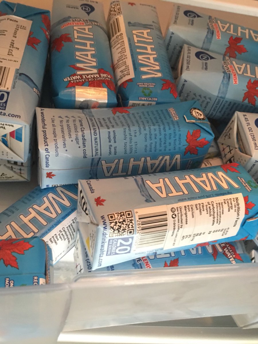 <a href="/afowler06/">Anthony Fowler</a> I'm very well ant! That <a href="/drinkwahta/">Wahta Maple Water</a> came yesterday so gna try it today when I go training 👍🏻👊🏻