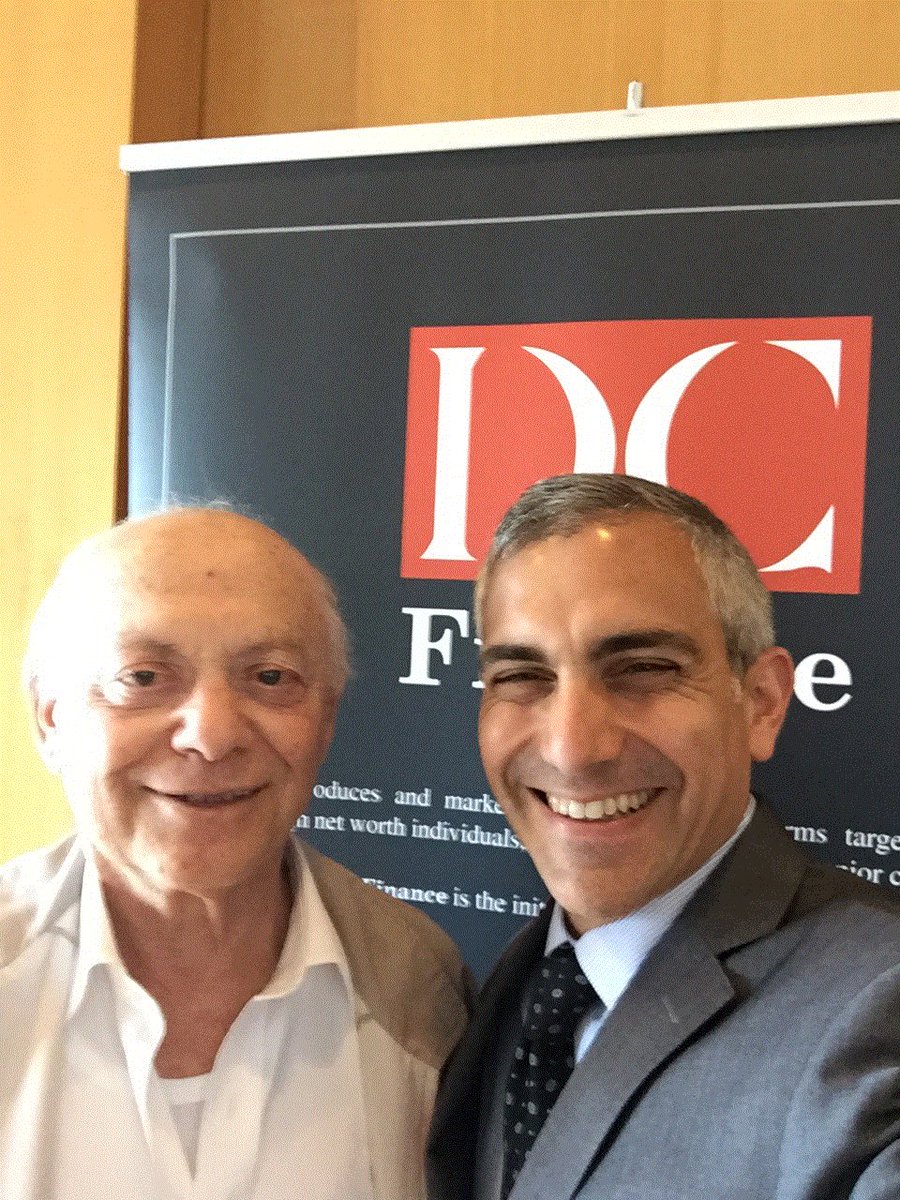 AdamSisitsky's tweet photo. Privileged to meet old friend of Mr.Mintz, Prof. Joseph Gross, Chmn. @GKHLaw #TelAviv while @DCfinance  @MintzLevin https://t.co/LMzW5txdWH