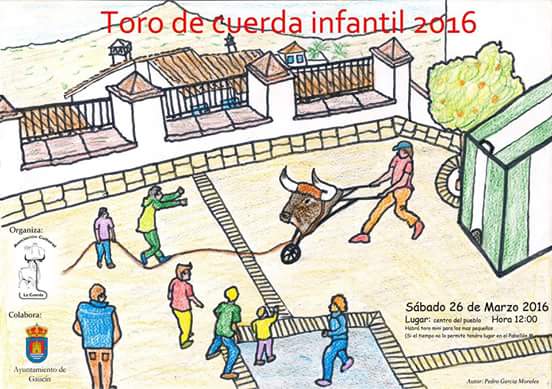 GaucinBlanco's tweet photo. Ya queda menos... Aquí tenéis los carteles #ToroDeCuerdaGaucin2016 https://t.co/NmQSZgLY3Q