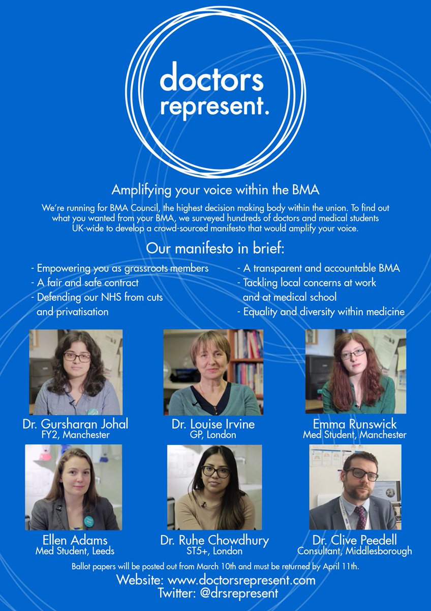 drsrepresent's tweet photo. We want to help Implement BMA policy on campaigning on the social determinants of health. Vote #doctorsrepresent https://t.co/Bs3fNyK2RT