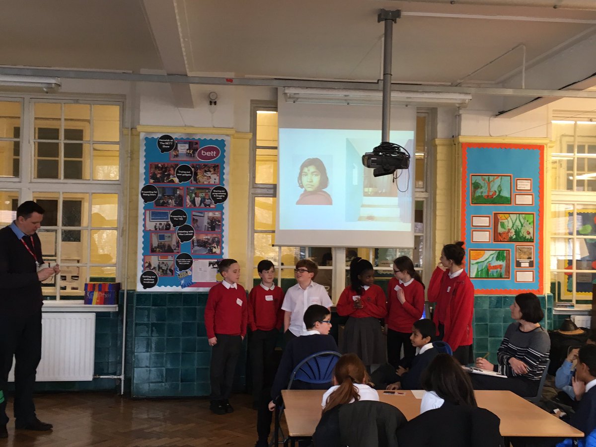 Timbercroftps's tweet image. Presenting our ideas to Stephen the author of &apos;Don&apos;t Spill the Milk&apos;. #authorworkshop