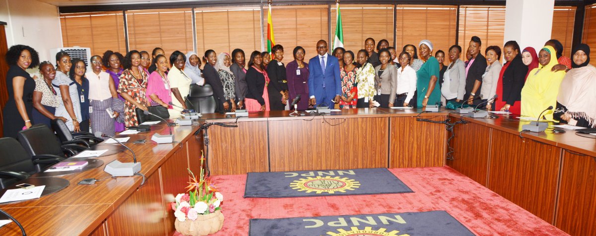 IbeKachikwu's tweet photo. Happy #InternationalWomensDay to all women at @FMPRng and @NNPCgroup. We can achieve #SDG 5 if we #PledgeForParity. https://t.co/Y0veCJtzzL
