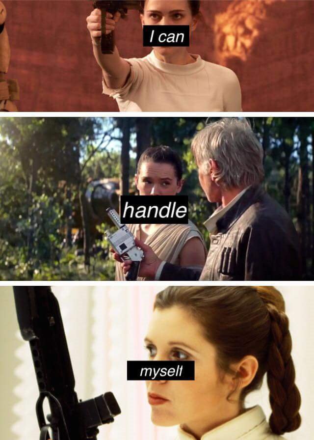 Happy #WomensDay #Padme #Leia #Rey #StrongWomen #StarWars