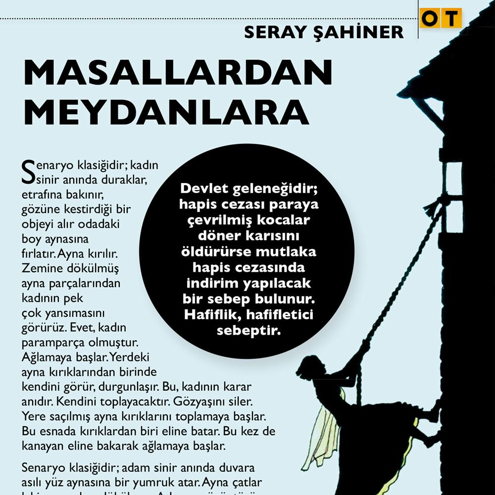 seraysahiner's tweet photo. Masallarda kızların hikâyesi mağdurluktan, erkeklerin hikâyesi
kahramanlıktan kaynaklanır.
@otdergi yazım:
#8Mart https://t.co/R7o0JktfWR