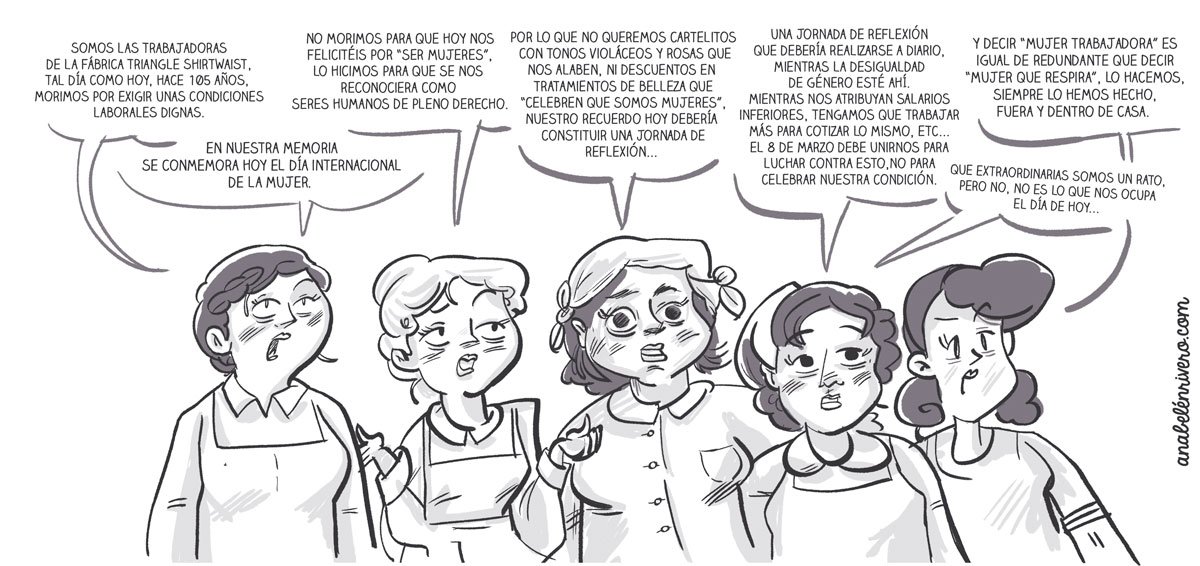 He hecho este dibujo rápido para explicar qué "celebramos" hoy.
#DiaInternacionalDeLaMujer