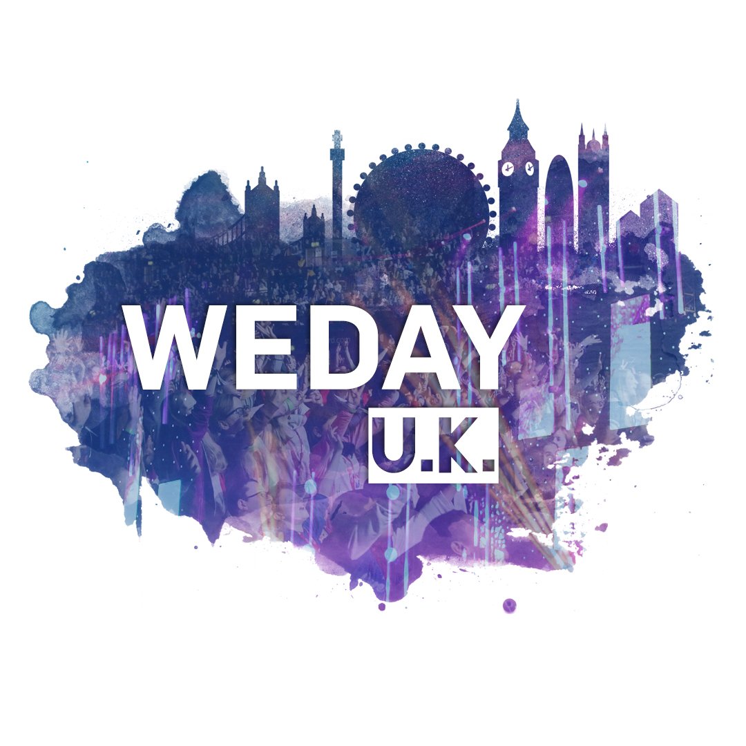One more day till we change the world with you, #UK! We can’t wait to celebrate some amazing young people at #WEDay!