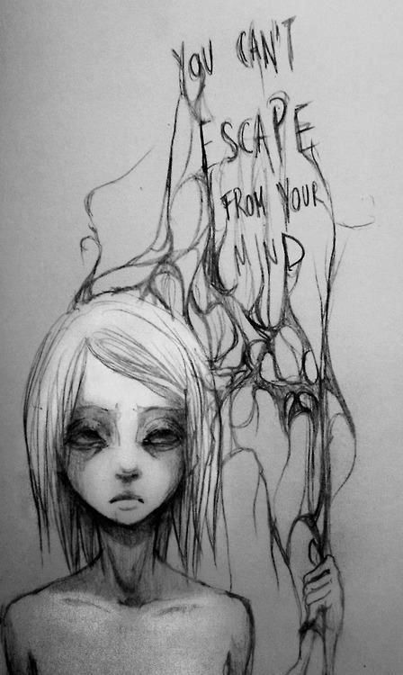 If only. Take a look at this powerful art concept on #depression