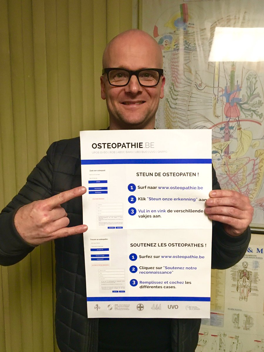 Ik steun uit ervaring en 100% overtuigd <a href="/OSTEOPATHIE_BE/">OSTEOPATHIE.BE</a>  in strijd om erkenning! #muzikanten #osteopathie #onmisbaar