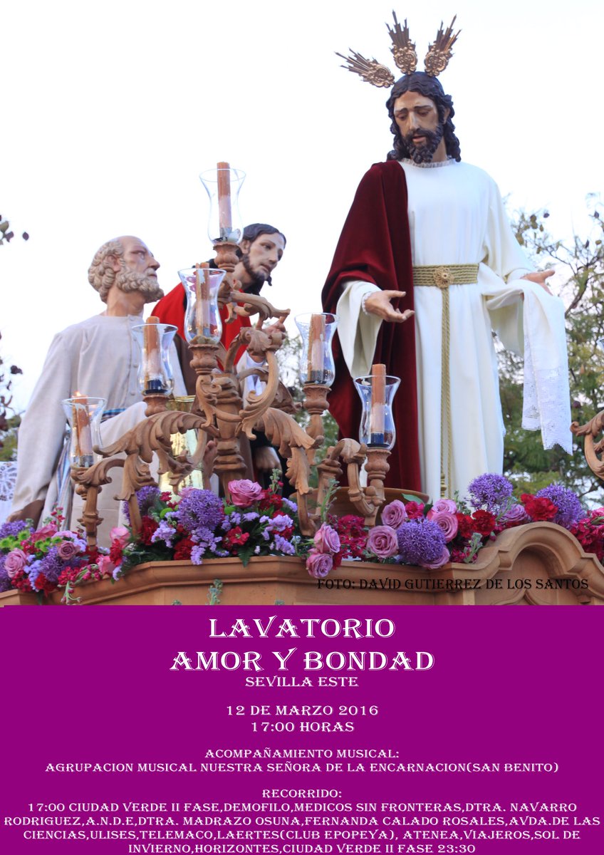 amor_bondad's tweet photo. Cartel Salida Procesional Amor y Bondad. @elcofrade_ @EduardoFdezL @saludyesperanza @LaChicotadeSev @Orgullo_Triana https://t.co/CPAxtgxbYB