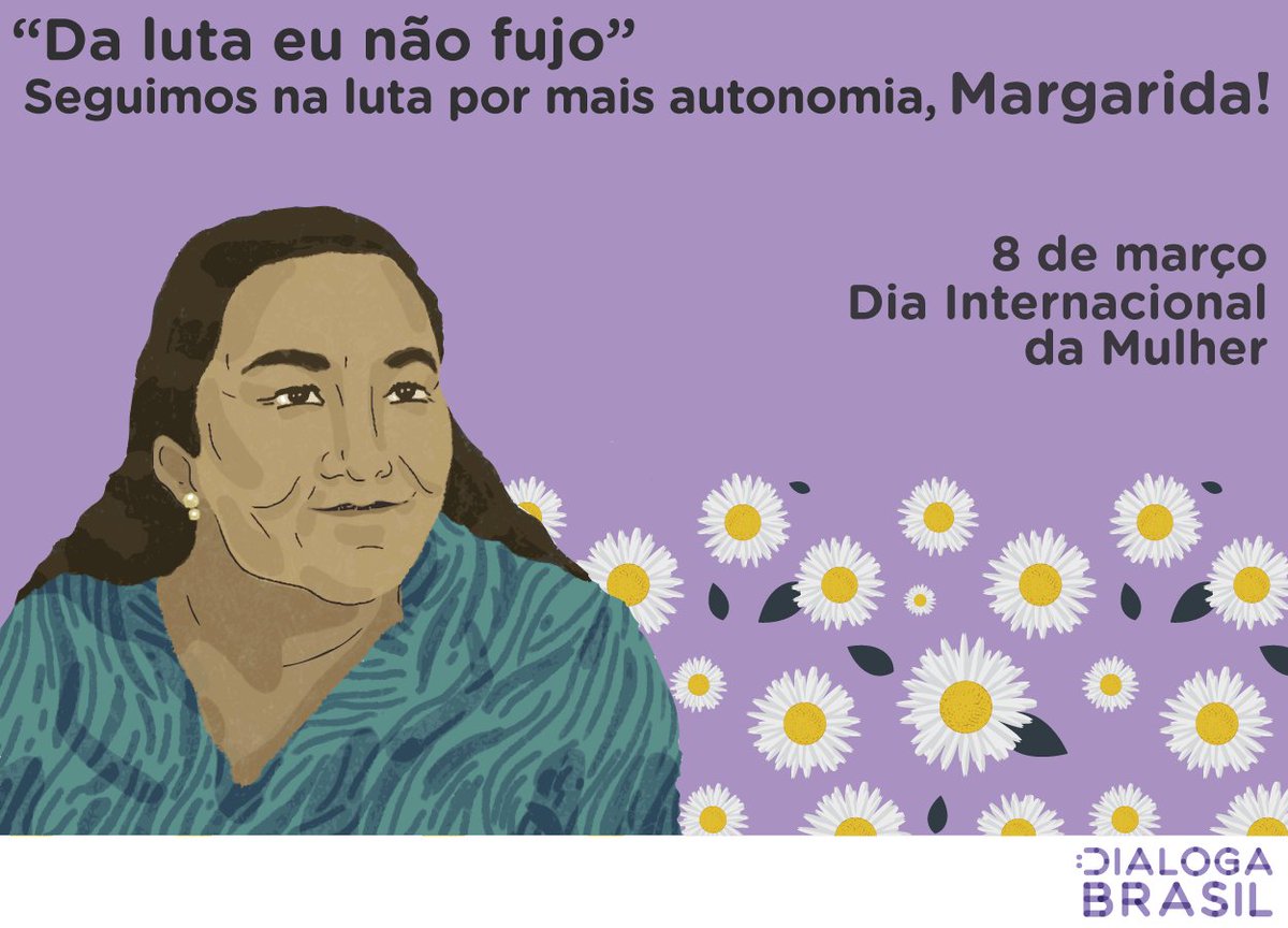 dialogabrasil's tweet photo. Hoje e em todos os dias do ano, nós, mulheres, não queremos flores, queremos autonomia! 

#DiaInternacionalDaMulher https://t.co/bPguoXC37o
