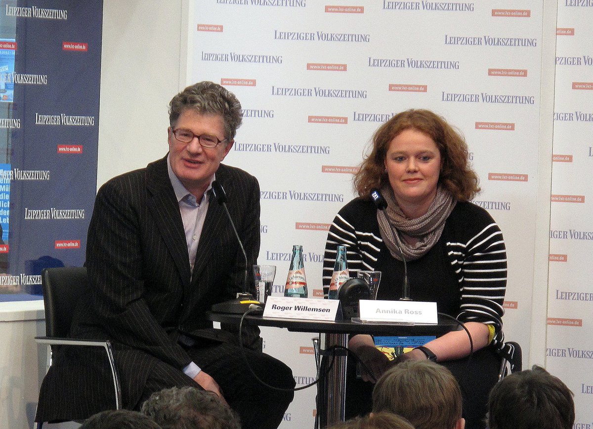 Roger Willemsen und Annika Ross <a href="/buchmesse/">Leipziger Buchmesse</a> #LL25