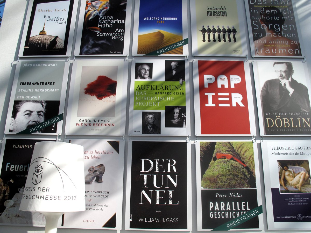 Die nominierten Bücher zur <a href="/buchmesse/">Leipziger Buchmesse</a> 2012 #LL25