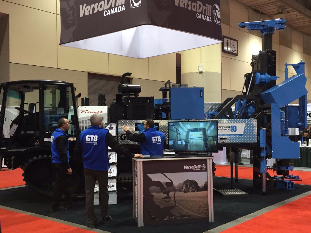 MiningMagazine's tweet photo. #VersaDrill Canada unveils the GT8 all-round rig at @the_PDAC https://t.co/1iQcxtOCpA #mining #drilling #exploration https://t.co/TV70w9j9dF