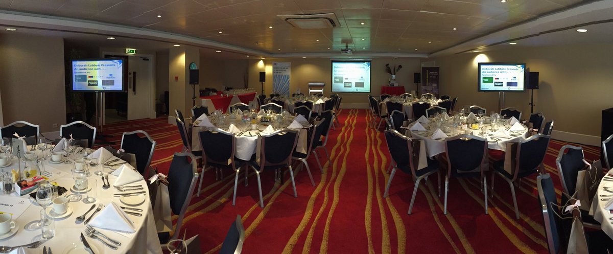 All set up and ready for an audience with @revkatebottley &amp; <a href="/deborahstar/">Deborah Labbate</a> #IWD2016