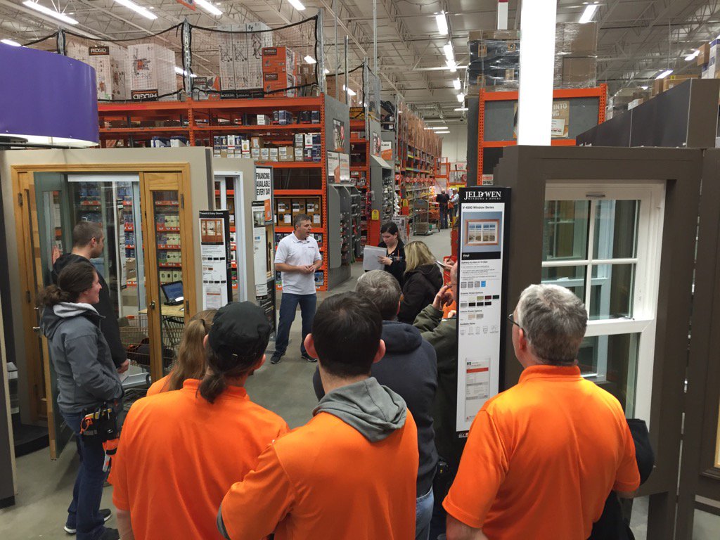 Ken Stott from Andersen doing PK in Londonderry yesterday  for new Sups and team.  Great vender partner