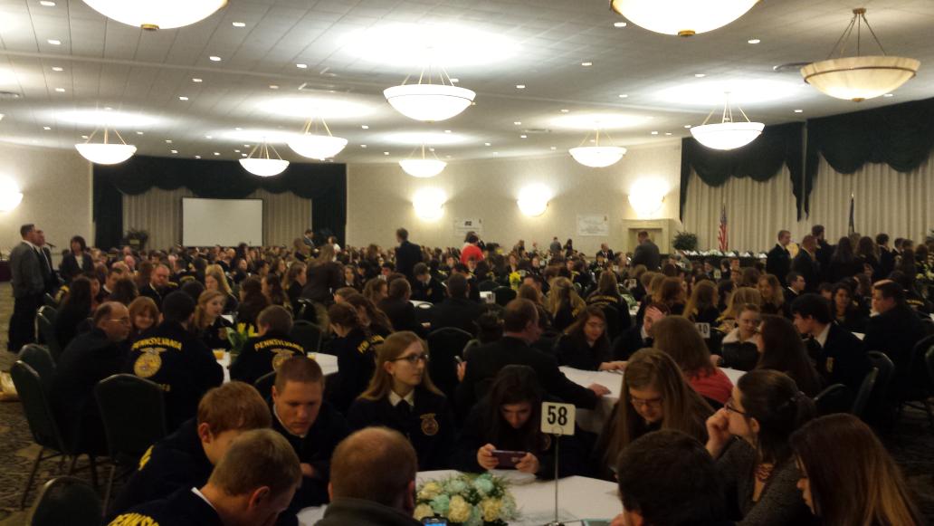 SenatorGeneYaw's tweet photo. Attending the 29th Annual State @PA_FFA Legislative Breakfast #SLLC2016 https://t.co/F1UcUCJWsa
