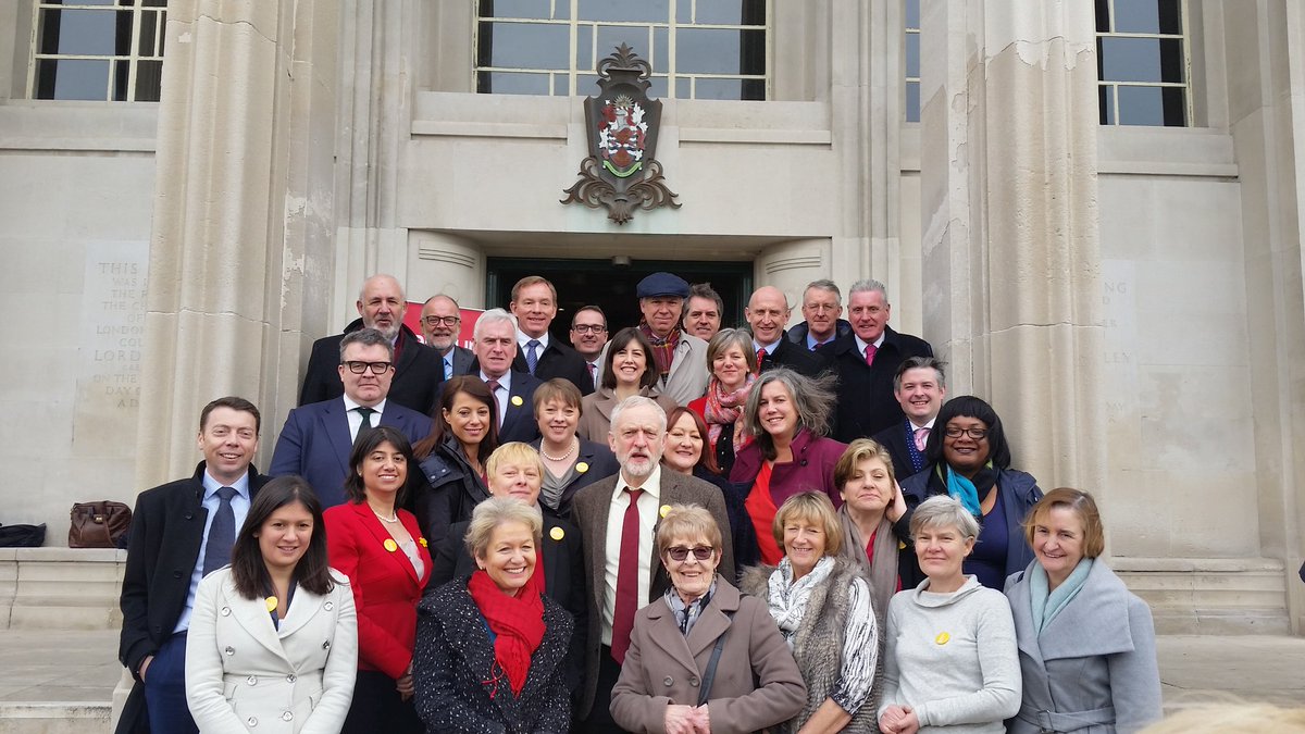 .<a href="/UKLabour/">The Labour Party</a> Party Shadow Cabinet in Dagenham with the Ford activists who won their fight for equal pay #IWD2016