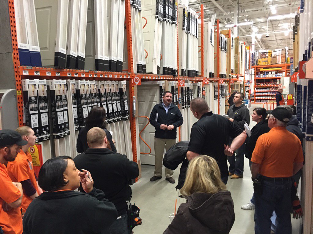 Steve Shibles from Jeld wen doing PK in Londonderry yesterday for new Sups and team.  Great vender partner