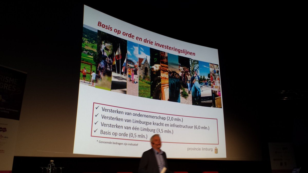 Eén Limburg 'een sterk merk' door gedeputeerde Eric Geurts tijdens #limburgstoerismecongres