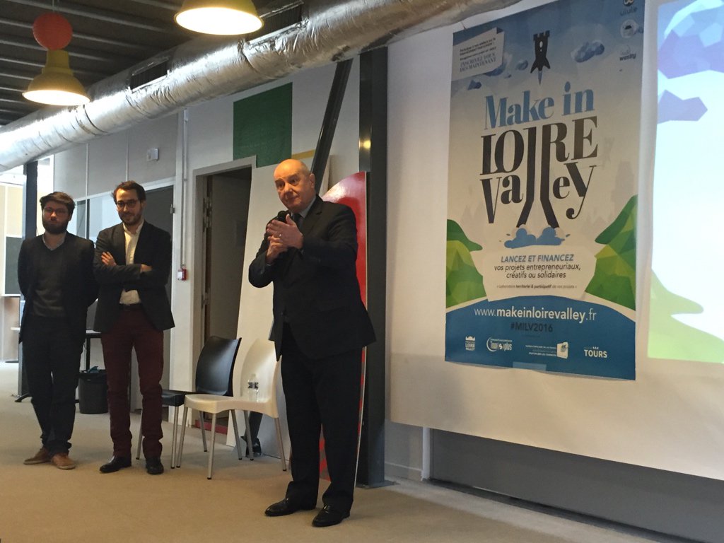 OBJETDOMOTIQUE's tweet photo. En direct de #MAME #MILV2016 avec @sergebabary et @ululeFR @LaFrenchTech #OBJD #innovation #startup @villedetours https://t.co/GQvoqgn5Hi