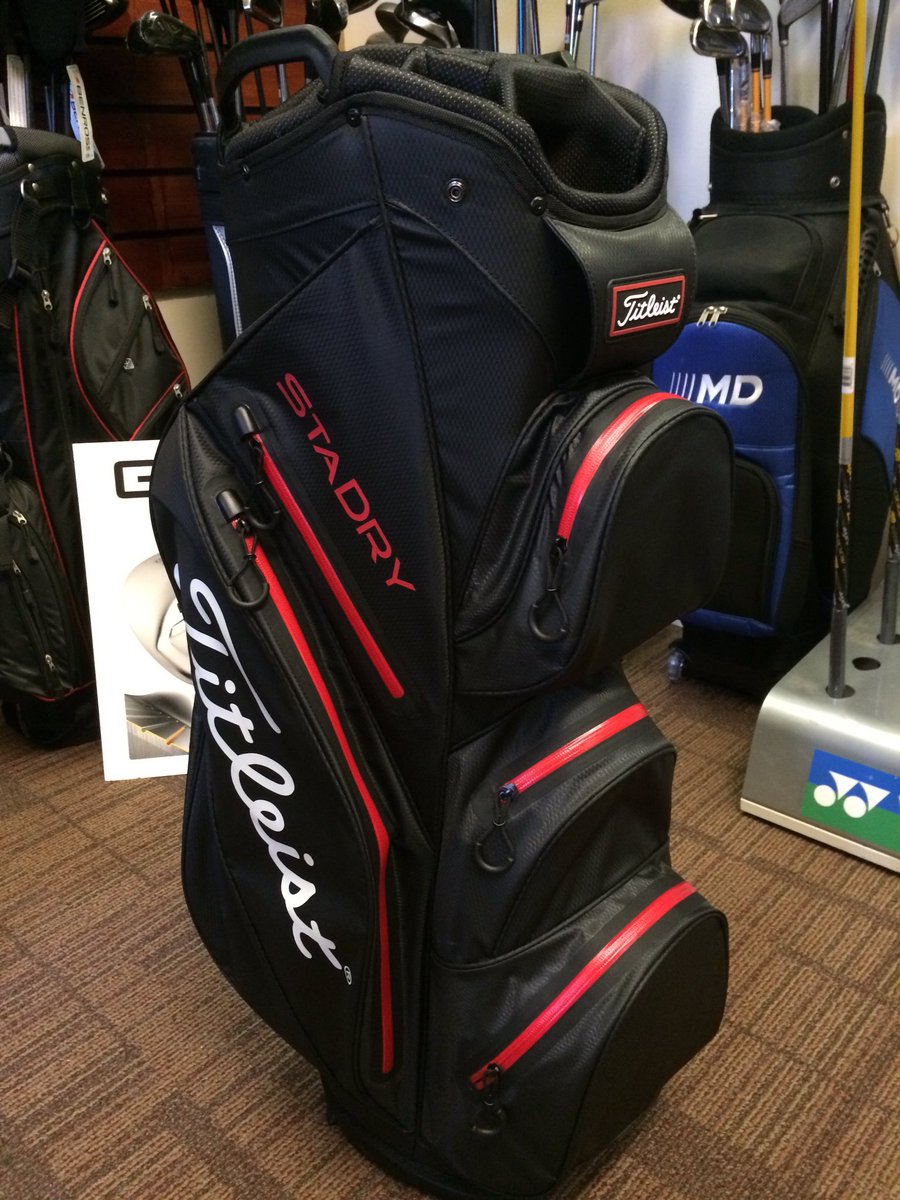 Titleist STADRY cart bag. In stock now #titleist #golfbag #waterproof