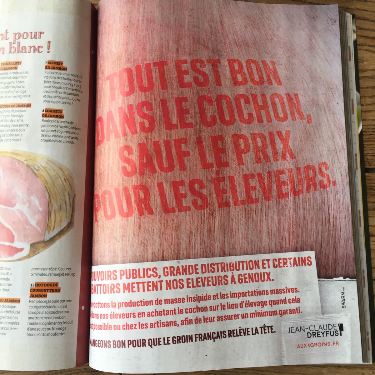 Aux4Groins's tweet photo. AUX4GROINS.FR dans @Marmiton_org Cochon lovers répondez à l'appel à la mobilisation de Jean-Claude Dreyfus. Merci! https://t.co/zCKxK1szcj