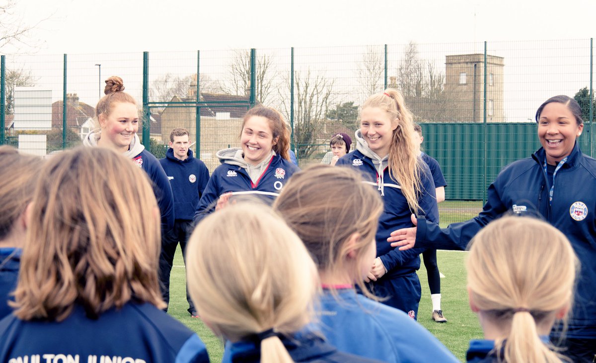 BathRugby's tweet photo. .@BR_Community are at @OddDownSports coaching with some of the @EnglandRugby Women. #InternationalWomensDay https://t.co/WS8ztzNPjI