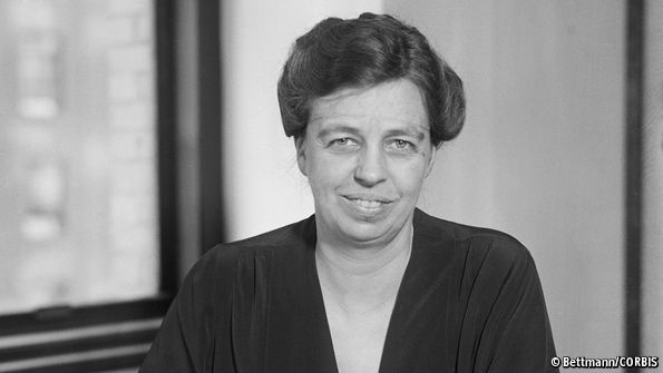 TheEconomist's tweet image. "No one can make you feel inferior without your consent"—Eleanor Roosevelt #InternationalWomensDay