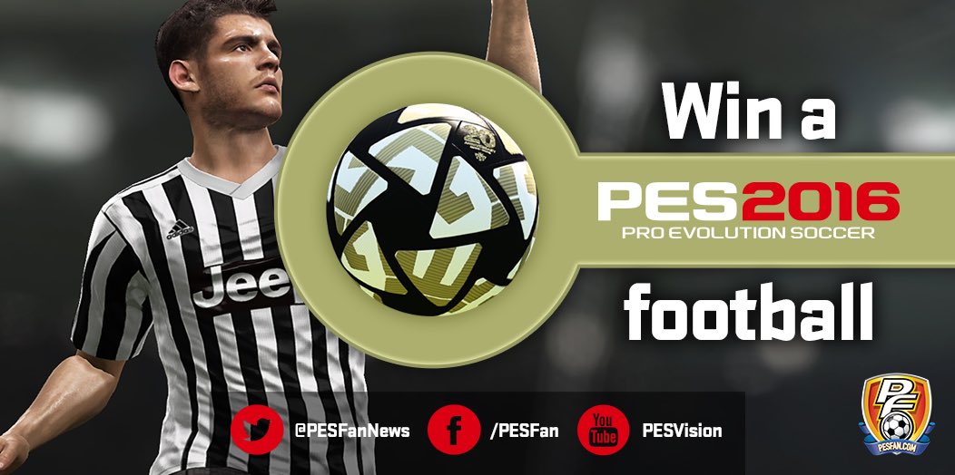PESFannews's tweet photo. We have 8 #PES2016 balls to give away! Follow &amp; RT this for the chance to win one. Ends 11/03. #TotYHunters https://t.co/ZrOTpn31OU