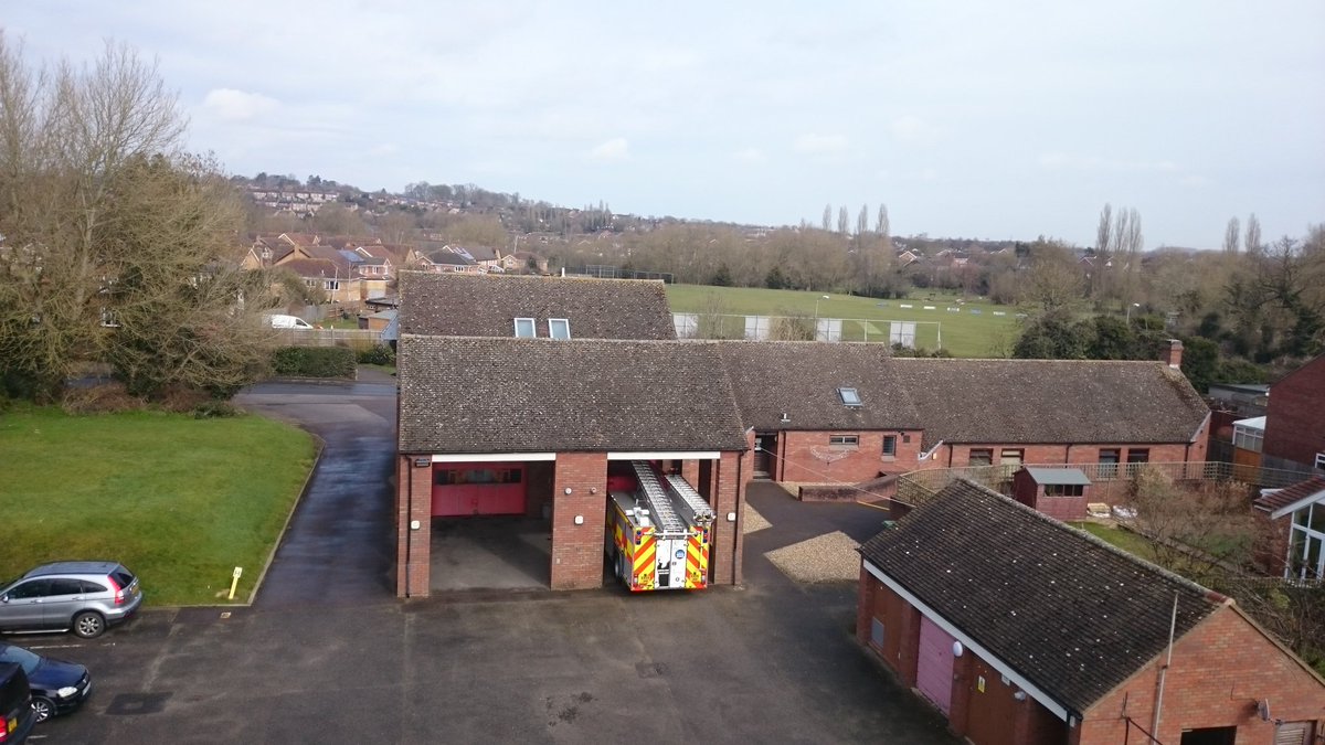 FireBuckingham's tweet image. Blue Watch,Buckingham carrying out working @ height training on station today. @Bucksfire #trainforreality