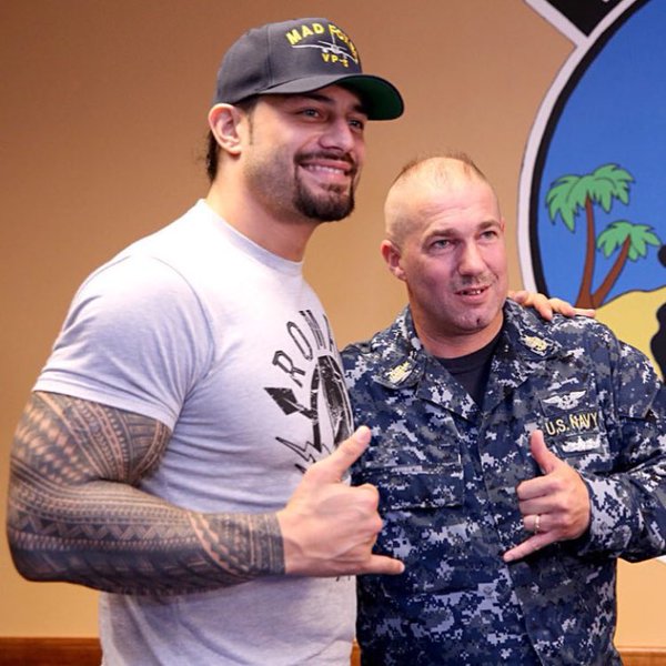 LeeshaNDessy's tweet photo. #Roman #HasRespect #ThoseWhoServeOurCntry #RespectHimBgTime @WWERomanReigns @romanreigns568 @airstream52 @shady926 https://t.co/rqT6ijHTr5
