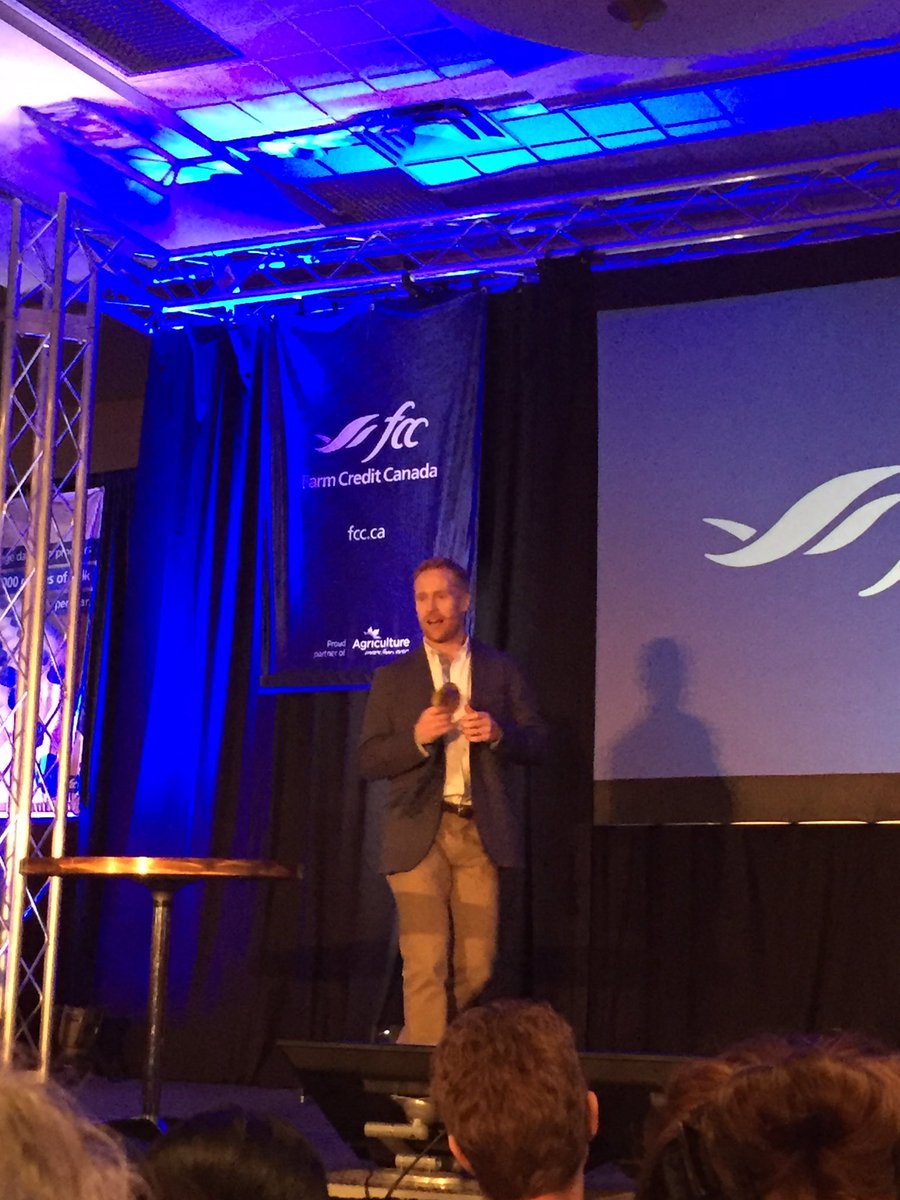 You grow when you step outside your comfort zone. Key message from <a href="/jonmonty/">Jon Montgomery</a> #FCCforum <a href="/FCCagriculture/">Farm Credit Canada</a>