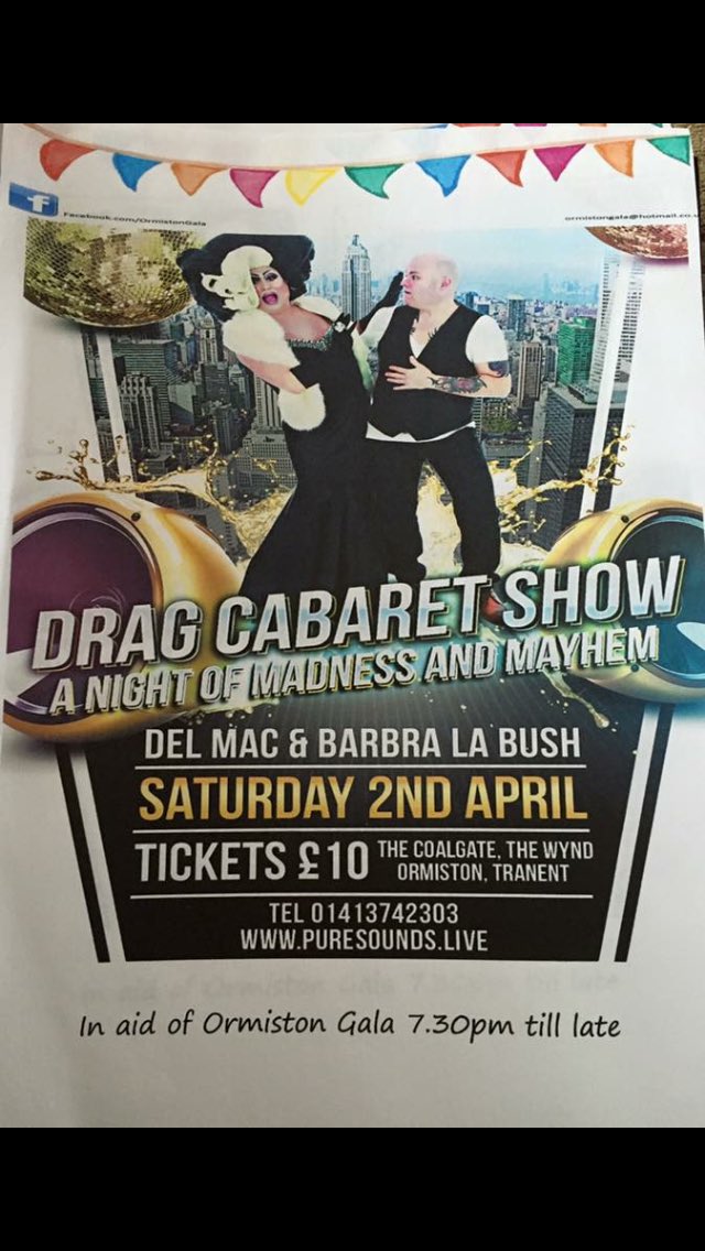 Tickets are now available £10 from a Gala Committee member or the Coalgate Pub selling out fast!