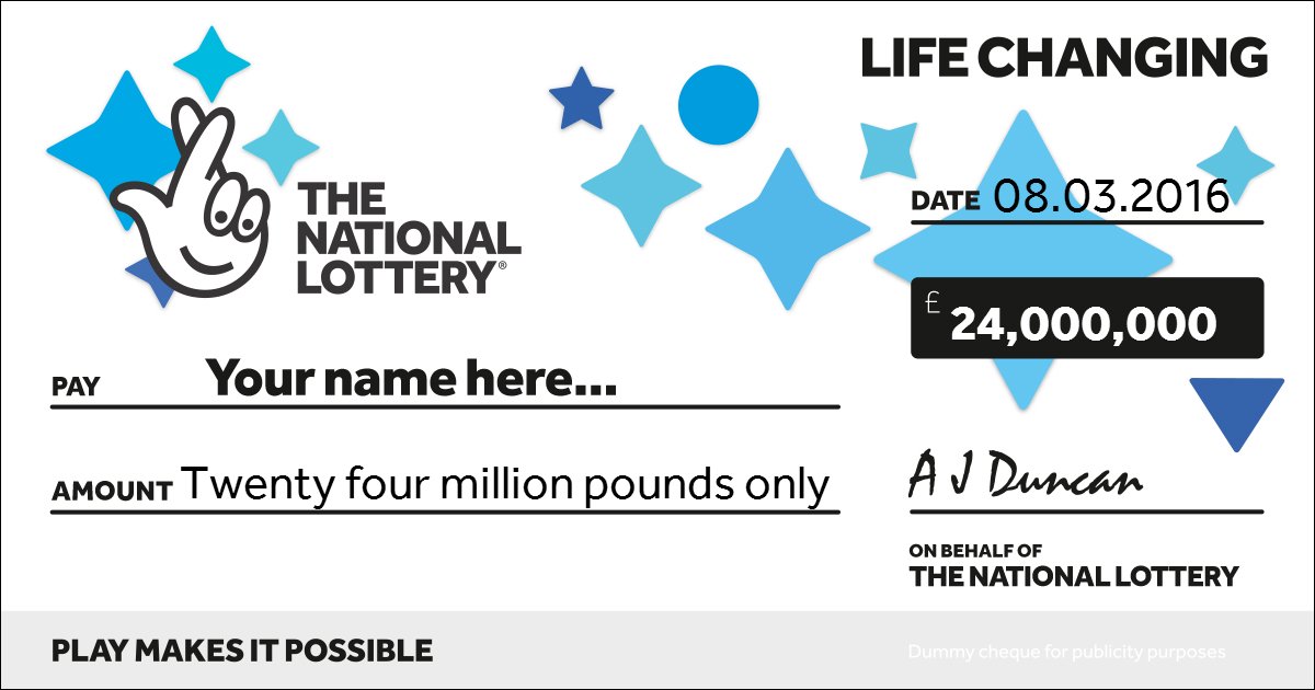 TNLUK's tweet photo. RT if you'd love to be cashing this in tomorrow morning! https://t.co/1W3v7zYIMa