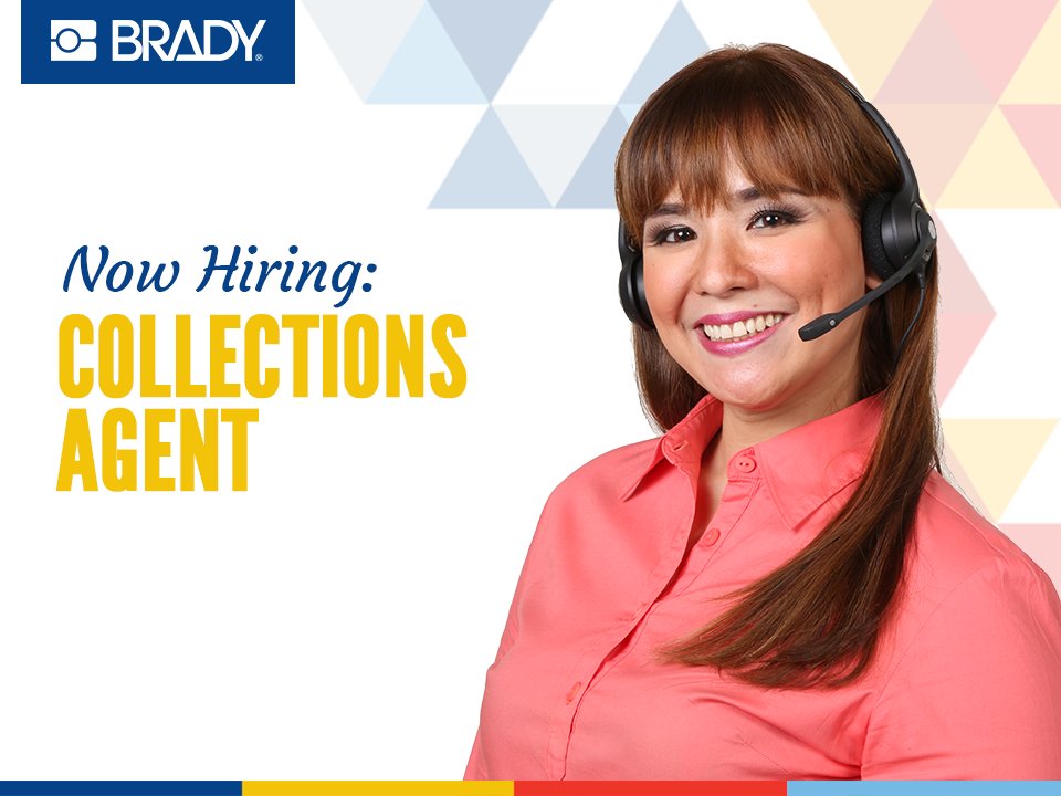 Brady_Manila's tweet photo. Join our Collections Team today!
https://t.co/AEZNIG9P0b
#CollectionsAgent #HappilyEmployed #BradyPhilippines https://t.co/CbfLWA2KLr