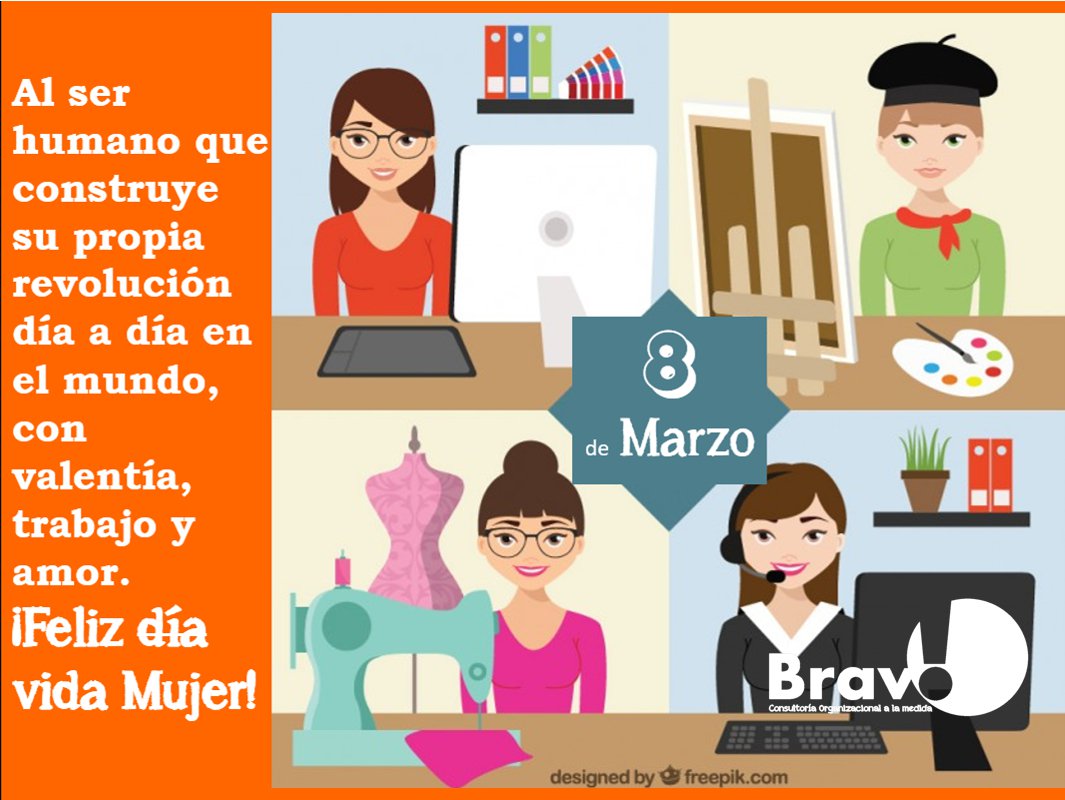 BravoConsultSAC's tweet photo. #FelizDiaDeLaMujer Porque la mayoría no exige "tratos especiales" sólo respeto igualdad de derechos y oportunidades https://t.co/61AuJItTCW