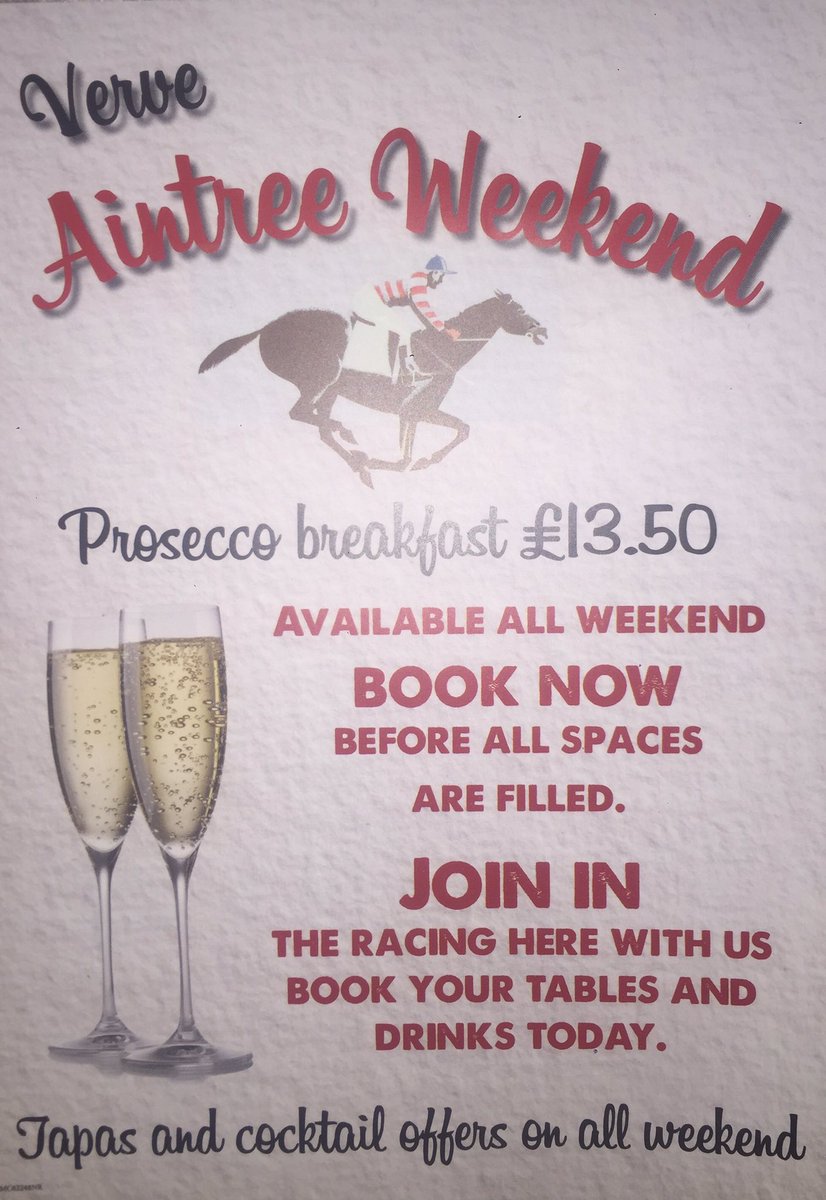 #aintree #races #aintreeraces #breakfast #verve #champagne #prosecco