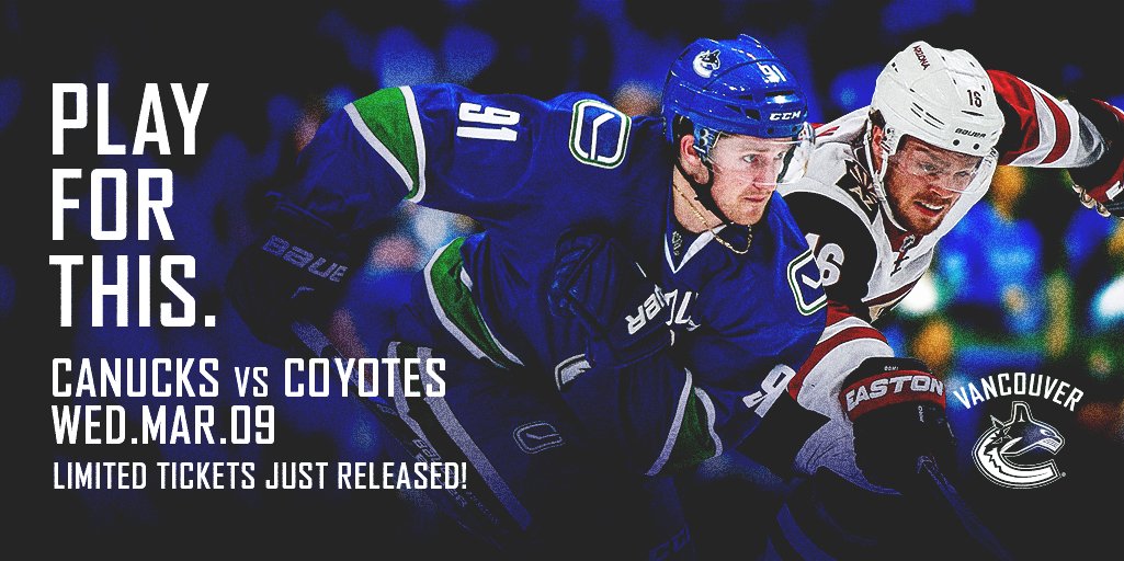 CanucksTickets's tweet photo. Great seats are available for tomorrow night's game against the #Coyotes!

TICKETS → https://t.co/HEofEXlq9v https://t.co/DduA45I1Ek