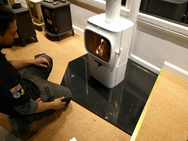 StoakeLtd's tweet photo. Second shot of our new white Jotul F105 wood burner on display in our showroom https://t.co/tHi1STAxoK