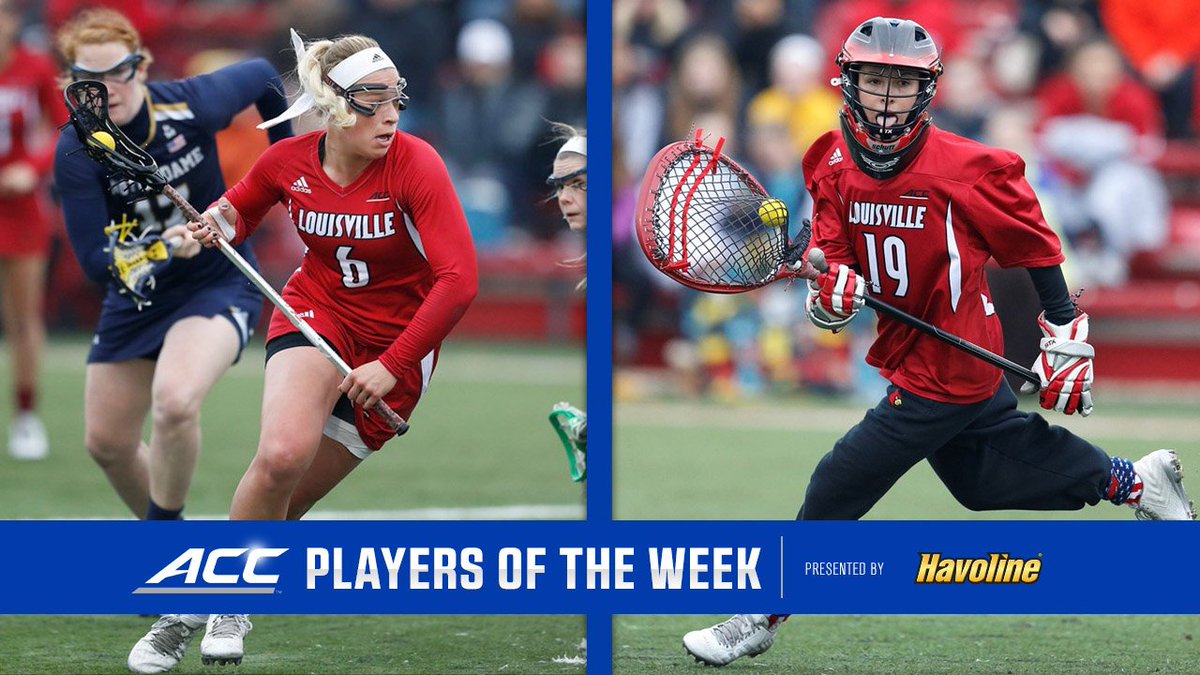 It's a @uoflwbb sweep of #ACCWLax Players of the Week honors! theacc.co/WLAX16pow0308