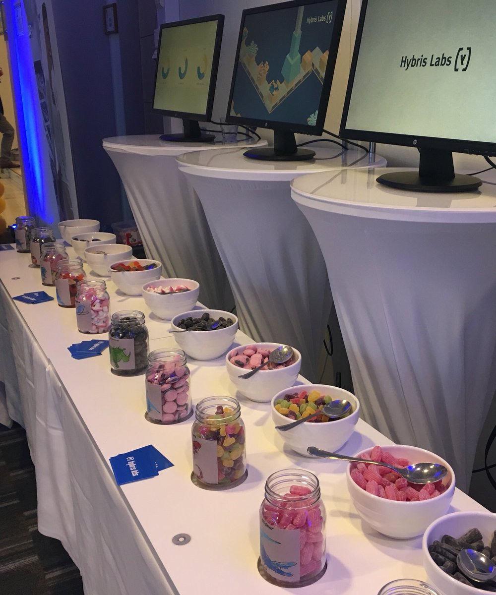 Digitaalinen karkkikauppa 😊👌🏻#HybrisLabs #SAPIF16