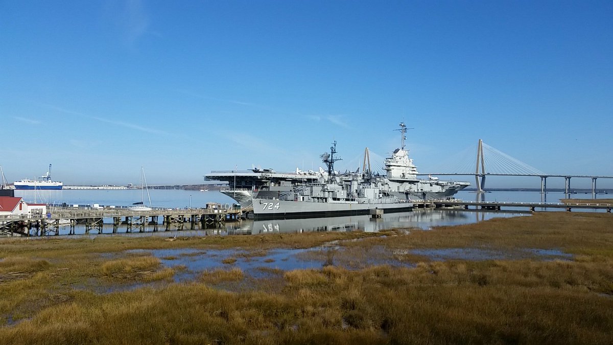 MOHbowl's tweet photo. Beautiful morning at @Patriots_Point for a #MOHBowl Committee meeting! https://t.co/K3sSKQdGS9