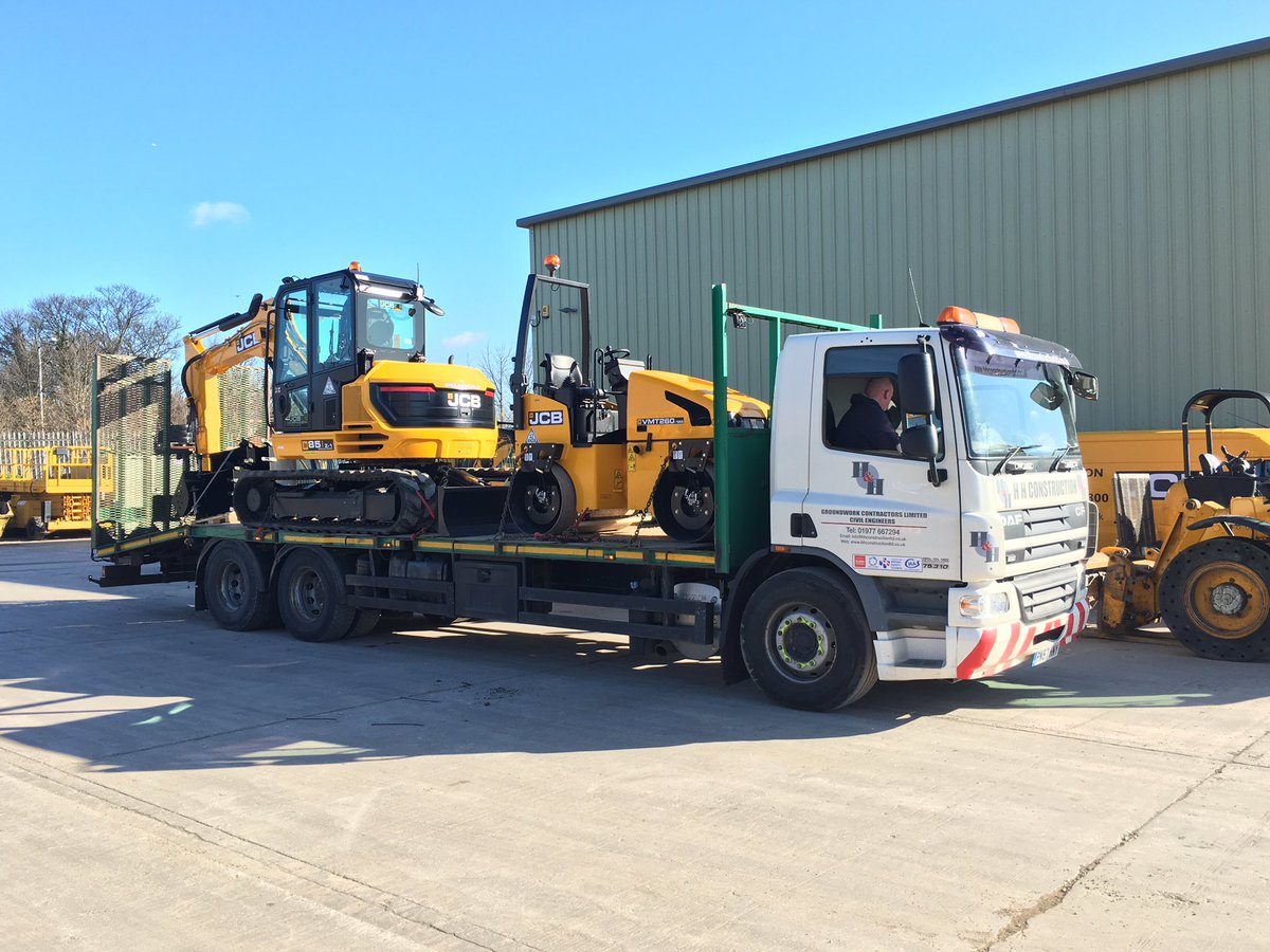 Two of the latest <a href="/JCBmachines/">JCB</a>  additions for <a href="/ConstructionHh/">HH Construction</a>