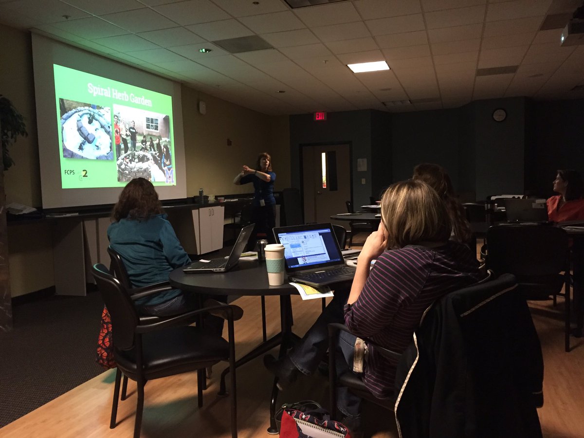 fcpsaap's tweet photo. Get to Green--Building wildlife habitats and edible gardens at the AAP science Institute #aapthinks @fcpsaap https://t.co/afwwQA4jZc