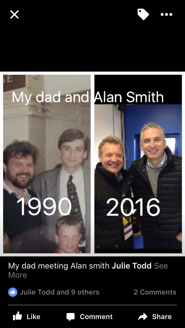 ChrisToddBook's tweet photo. @teamTimeFlash Then and now #alansmith #arsenalfc #dadmeetsheroagain #26yearson https://t.co/gdFFfPhWlN