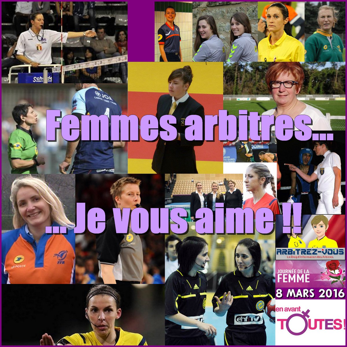 ArbitrezVous's tweet photo. #JourneeDeLaFemme #arbitre #FFF #FFR #FFVB #FFHB #FFJK #FFL #FFT #FFBB https://t.co/e3hYewoccz